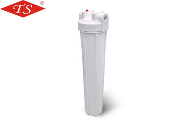 China Cor branca alojamento de filtro de 20 polegadas, peças do abastecimento de água do RO altamente duráveis fornecedor