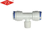 China Dos acessórios materiais do purificador da água de Polopropylene CE plástico da junção de T K6064 habilitado fábrica