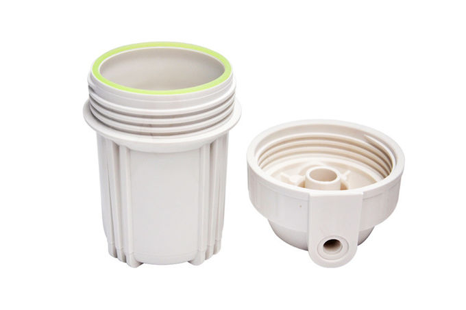 Material não tóxico branco do alojamento de filtro do RO de uma cor de 5 polegadas para o sistema do purificador da água