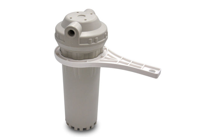 Anel-O dobro alojamento de filtro da água de 10 polegadas com o produto comestível PP material