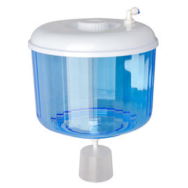 China Material transparente do ABS do potenciômetro do purificador da água mineral do azul 7L para o sistema do filtro de água fornecedor