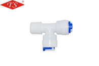China Junção de T K7566 plástica dos acessórios azuis do purificador da água dos fechamentos sem porca empresa