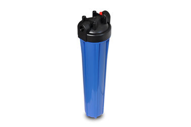 Alojamento de filtro azul de pouco peso, alojamento de filtro plástico da água para do RO a filtragem pre fornecedor