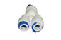 1/4&quot; conector rápido da forma da junção de T Y dos acessórios K702/K706 do purificador da água do tubo fornecedor
