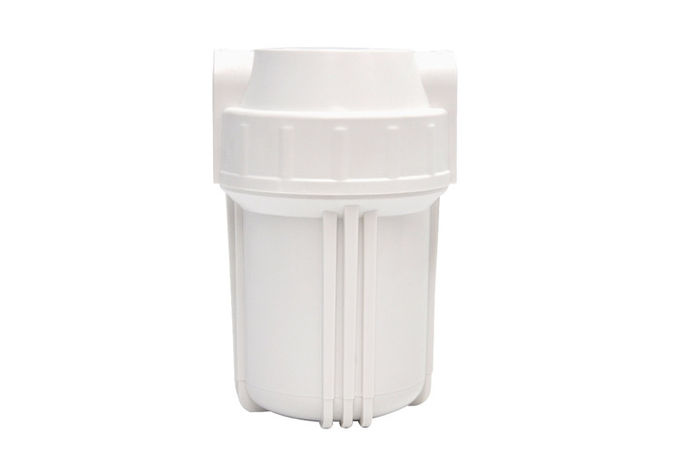 Material não tóxico branco do alojamento de filtro do RO de uma cor de 5 polegadas para o sistema do purificador da água