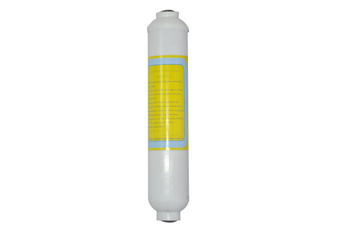Sistema Inline da filtragem da resina T33 pequena, na linha peso dos filtros em caixa 320g de água