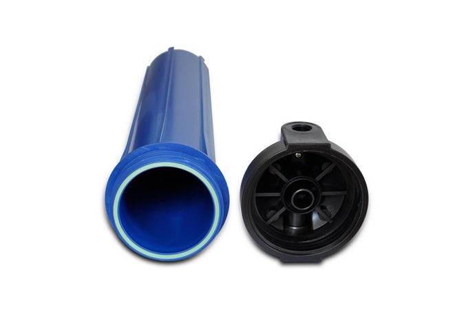 Alojamento de filtro azul de pouco peso, alojamento de filtro plástico da água para do RO a filtragem pre