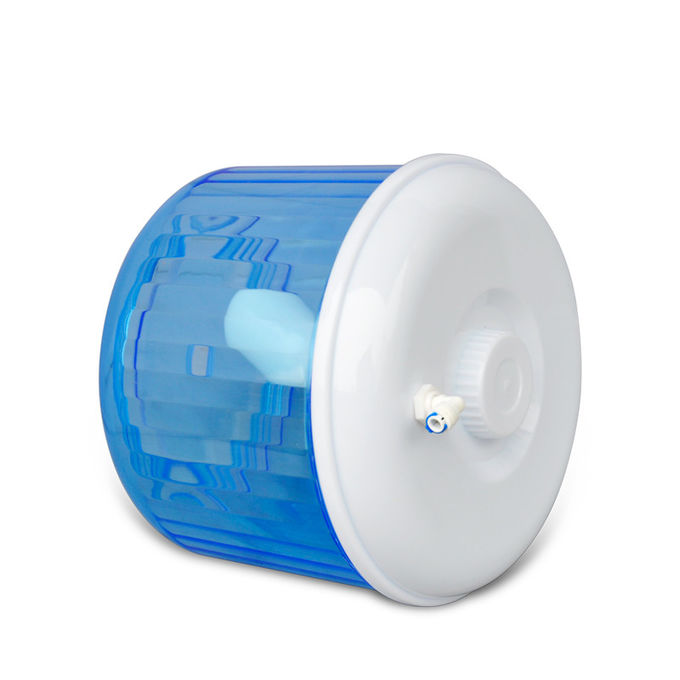 Material transparente do ABS do potenciômetro do purificador da água mineral do azul 7L para o sistema do filtro de água